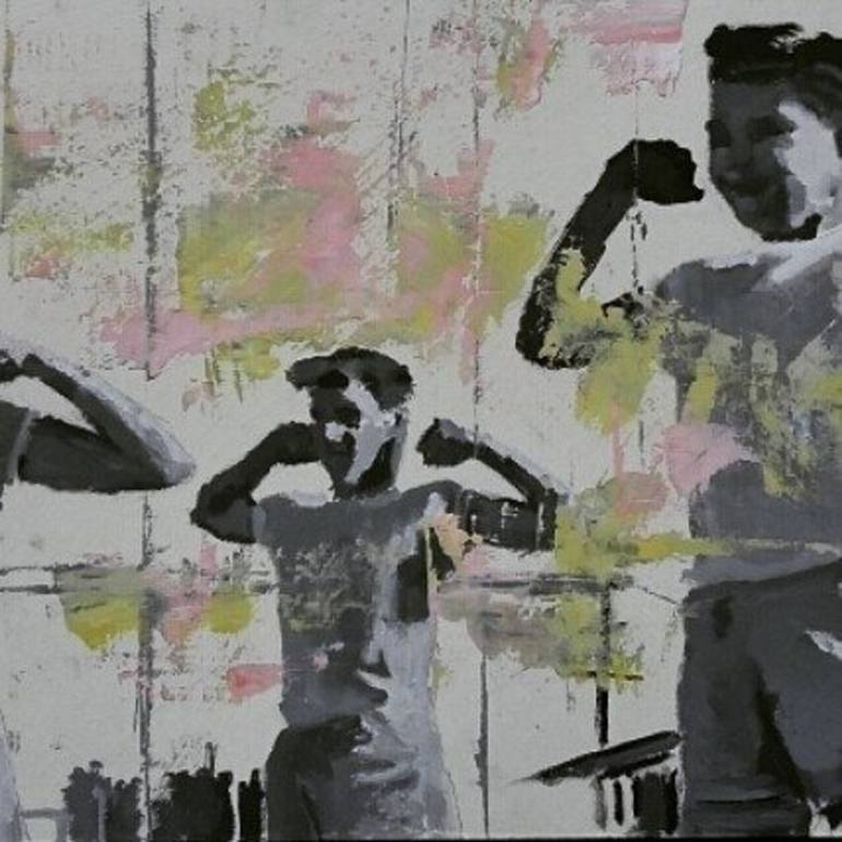 770x770 Saatchi Art Exercise And Health (Series) Painting By Liam Symes - Exercise Painting