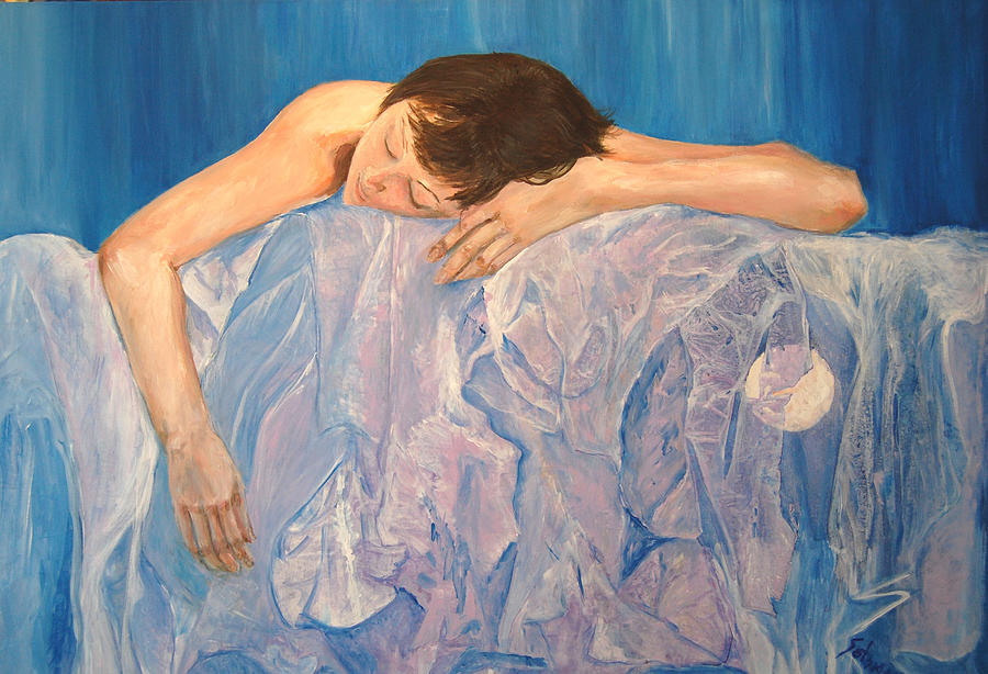 900x614 Exhausted Painting By Gladiola Sotomayor - Exhausted Painting