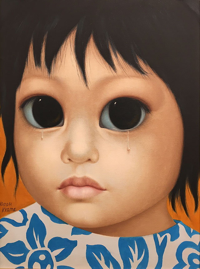 641x864 Keane Eyes Gallery - Exhibit 224 Painting