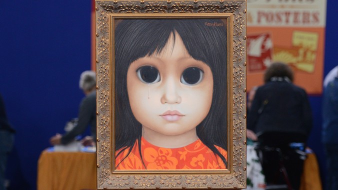 676x380 Margaret Keane Painting, Ca. 1965 Antiques Roadshow Pbs - Exhibit 224 Painting