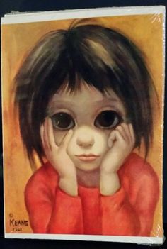 236x351 Exhibit 224.png The Famous Big Eyes - Exhibit 224 Painting