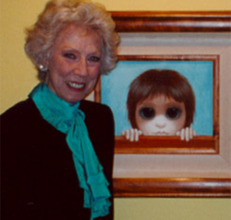 450x429 Exhibit 224.png The Famous Big Eyes - Exhibit 224 Painting