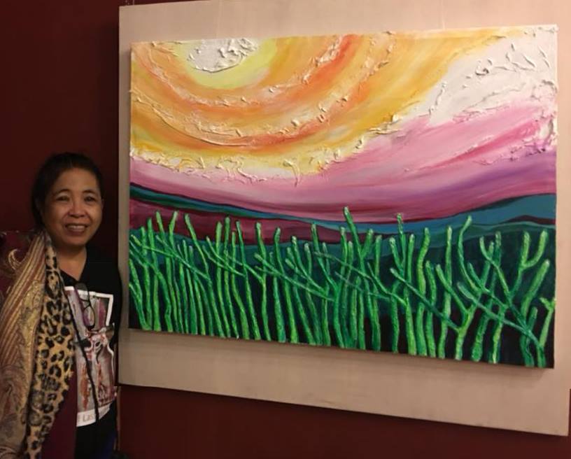 816x656 Davao Artist Puts Up Visual Arts Show - Exhibit 224 Painting
