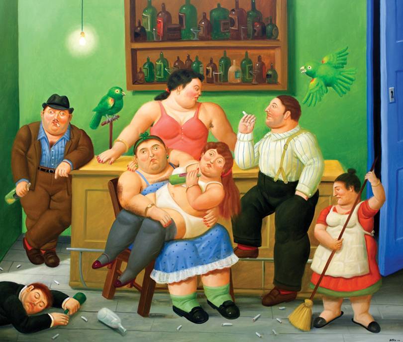 810x688 Largest Botero Exhibit - Exhibit 224 Painting Worth