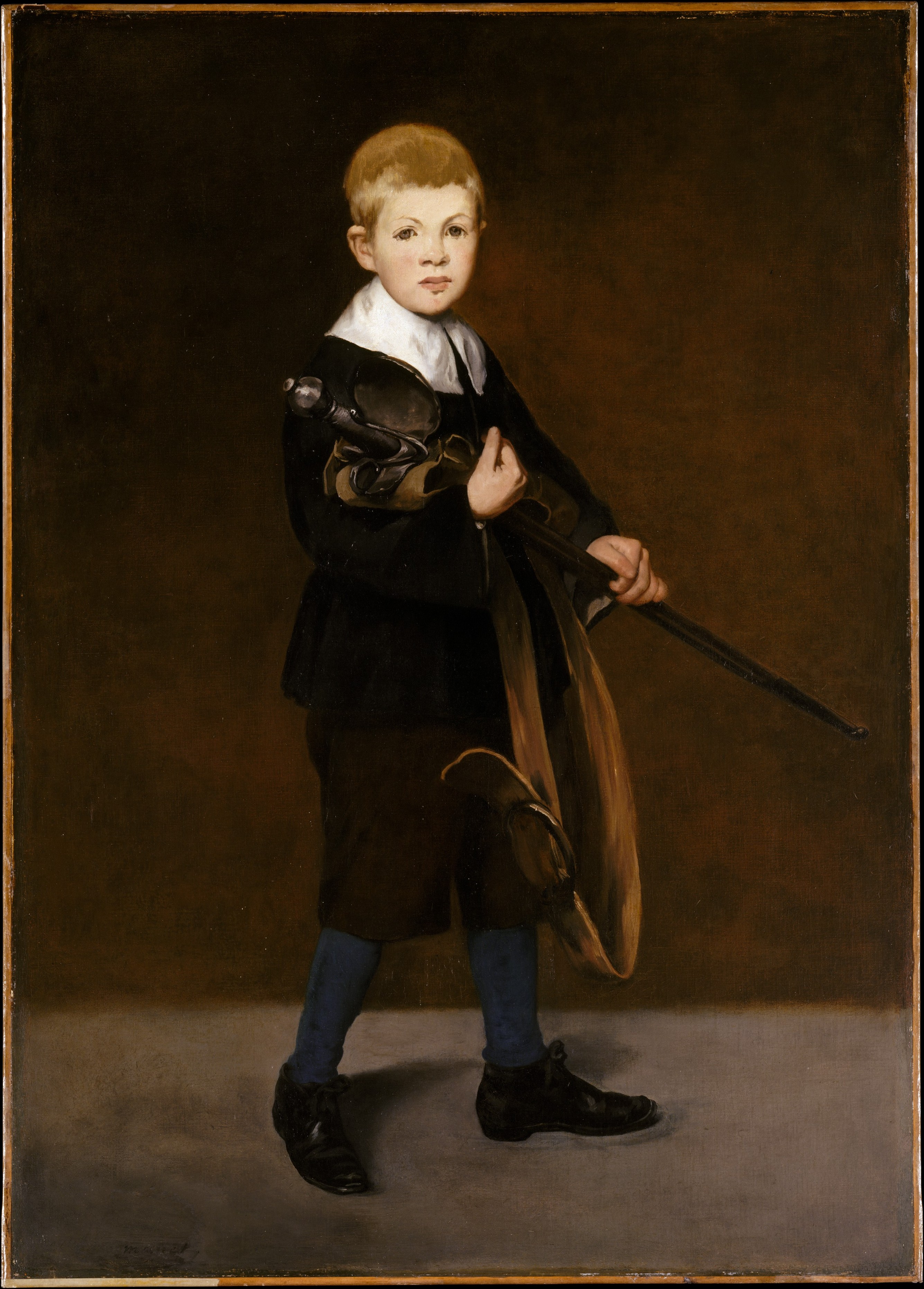 2670x3722 Manet Boy With A Sword The Met - Exhibit 224 Painting Worth