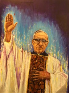224x300 Dc Artist's Portrait Of Archbishop Romero Heads To Rome Hola Cultura - Exhibit 224 Painting Worth