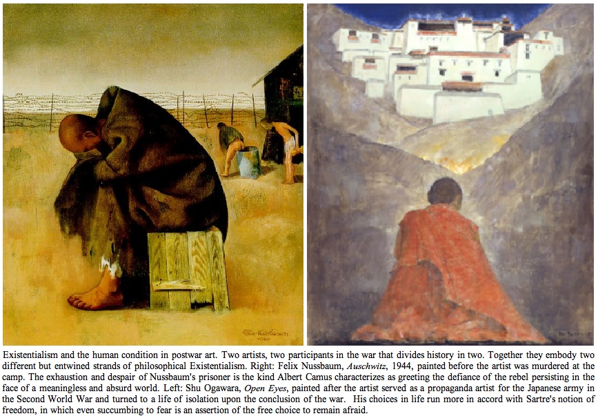 867x603 Can The Art Of Victims And Collaborators Be Viewed Together - Existentialism Painting