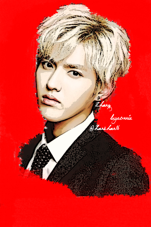 500x750 Kris Exo Painting By Luyeonnie - Exo Painting