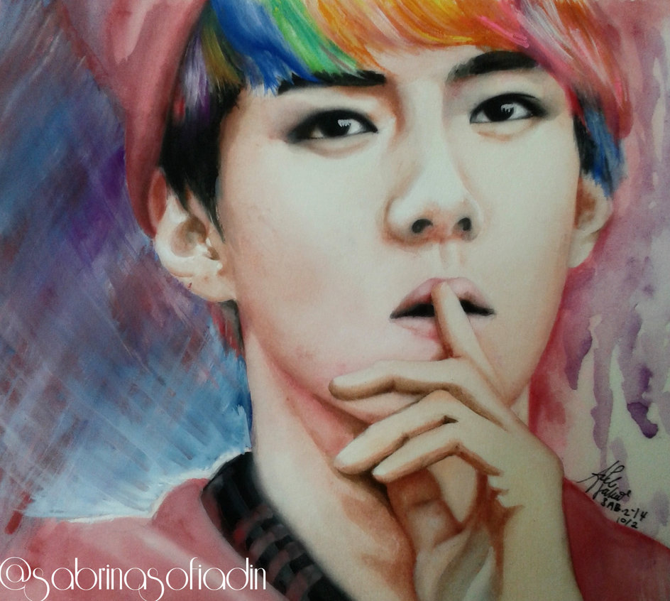 944x846 Oh Sehun Of Exo By Sabrinasofiadin - Exo Painting
