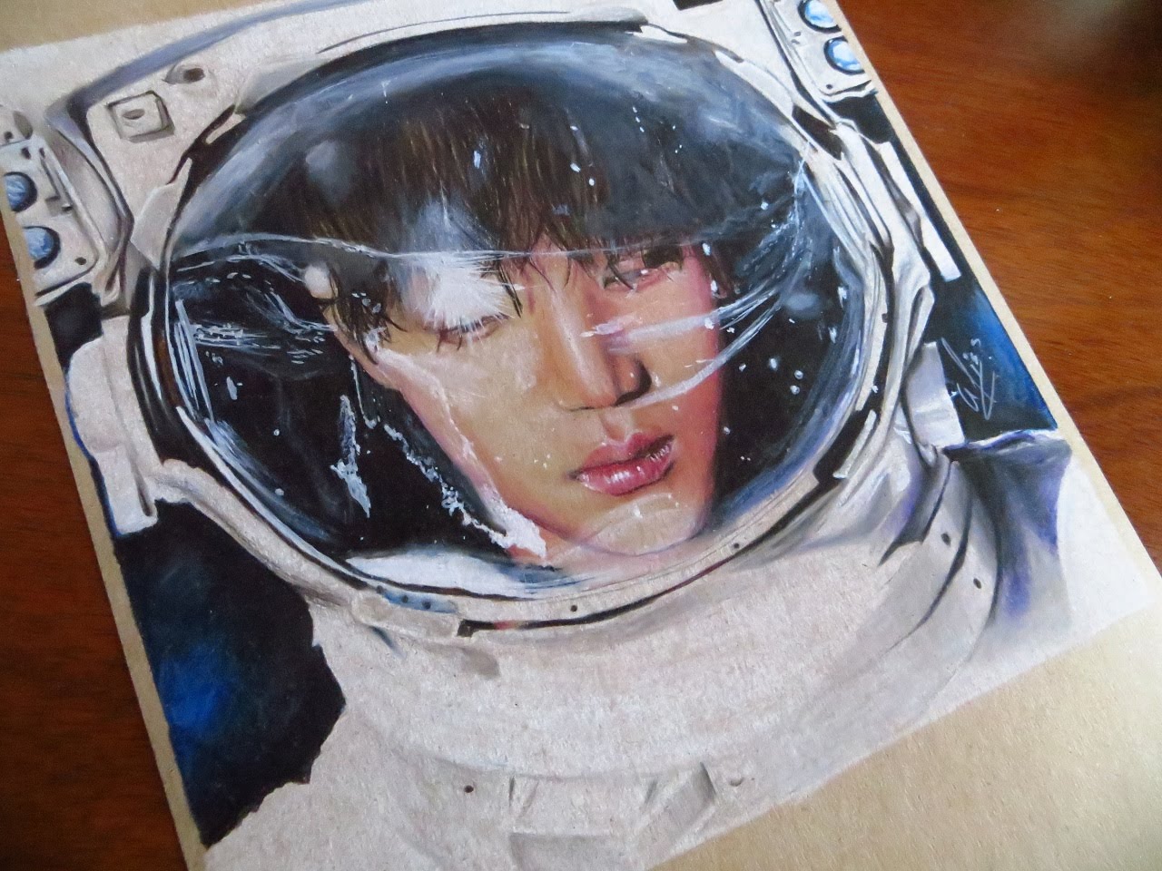 1280x960 Speed Painting Kai (Sing For You) From Exo - Exo Painting