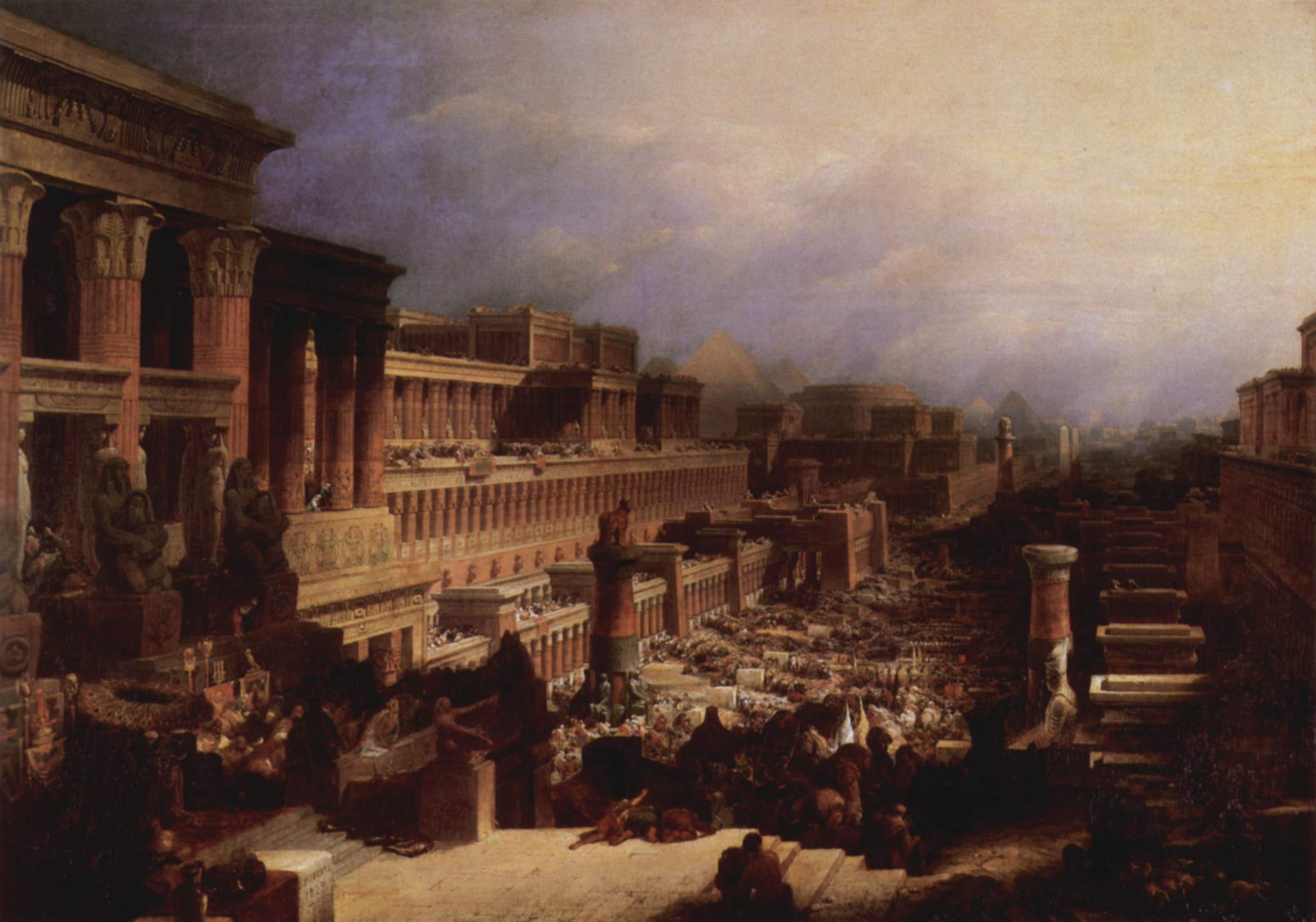 2048x1435 Paintings Of Moses And The Exodus Featuring Watercolors Of James J - Exodus Painting