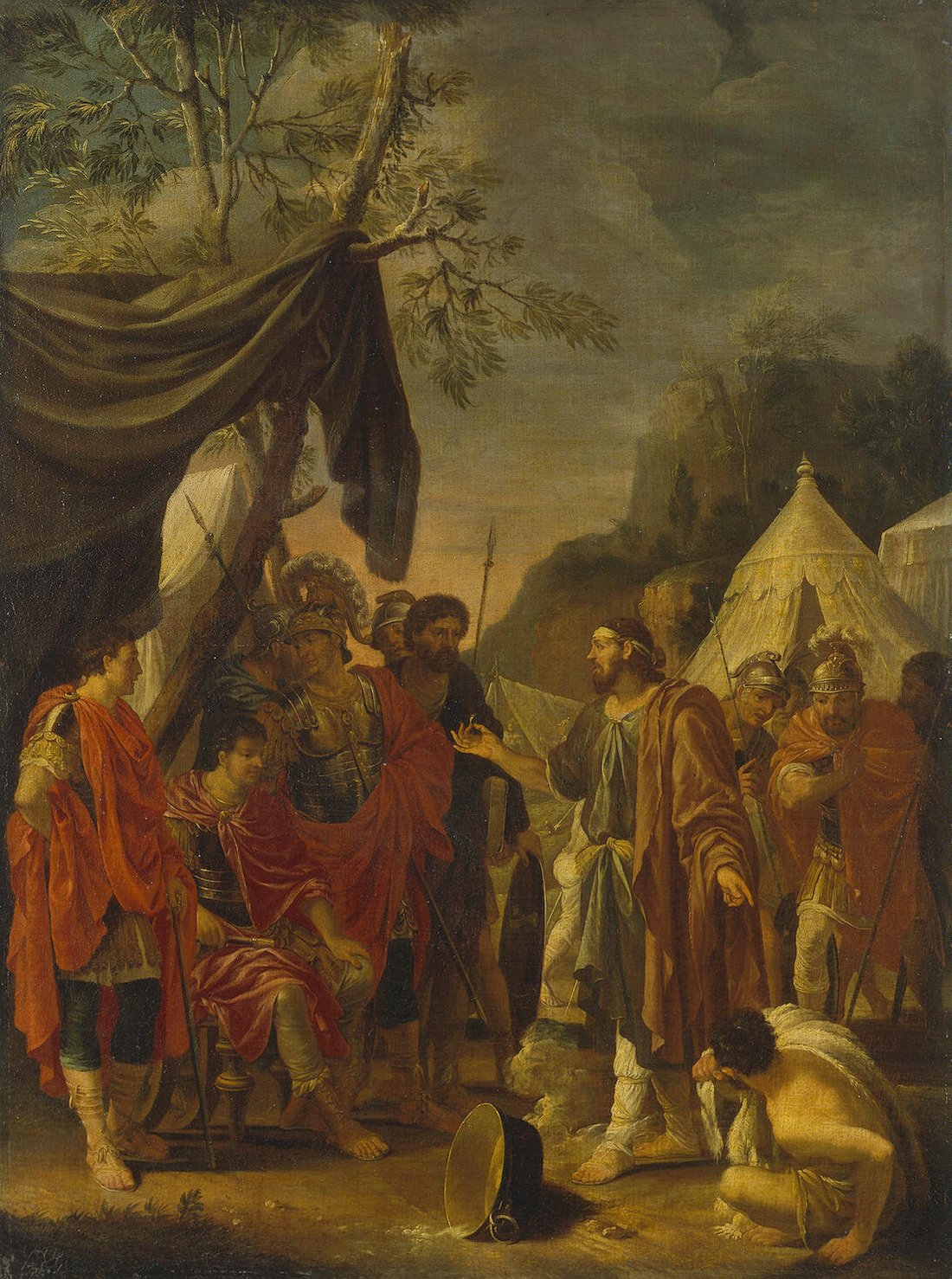 1100x1478 Exorcism Of Demons (The Ring Of Solomon) Painting Lebrun Charles - Exorcism Painting