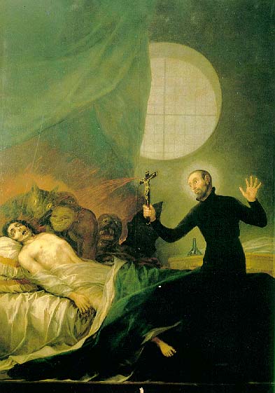 393x561 Painting Of An Exorcism By Goya - Exorcism Painting