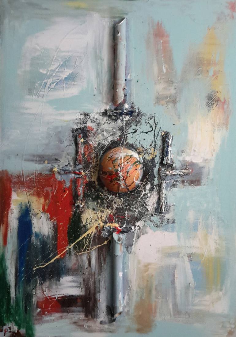 770x1101 Saatchi Art Craft Of Exorcism Painting By Rodrigue Semabia - Exorcism Painting