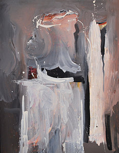 234x300 Glory Of The Gray Painting By Vonitya Anand - Expensive Abstract Painting