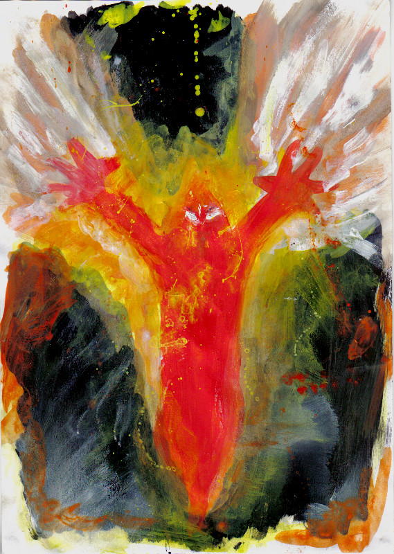 569x800 How To Stop An Exploding Man By Xlucy02x - Exploding Painting
