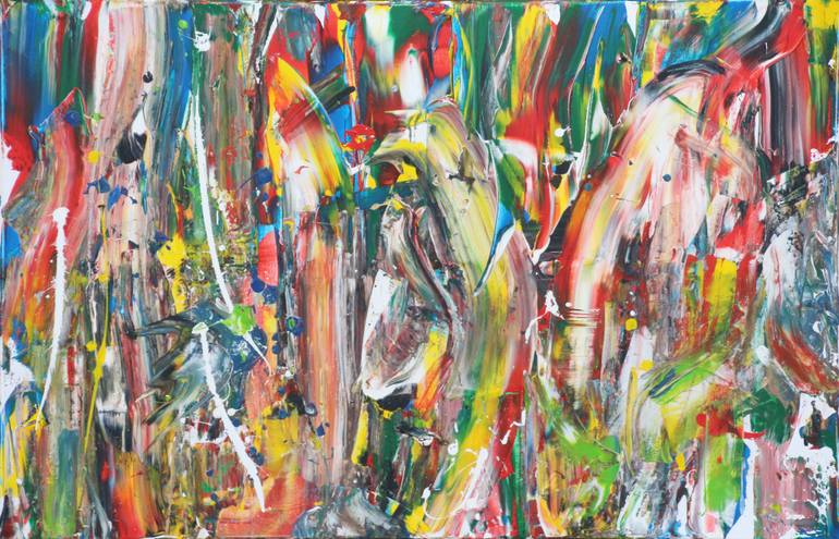 770x495 Saatchi Art Exploding Painting By Walter Weinberg - Exploding Painting