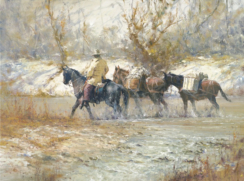 800x592 Thredbo Explorer By Robert Hagan - Explorer Painting