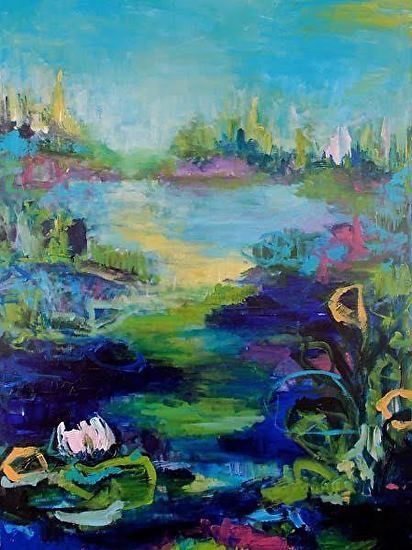 412x550 Contemporary Landscape Artists International Contemporary - Expressionist Landscape Painting