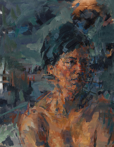 389x500 Gage Academy Of Art Seattle, Wa Expressive Portrait Painting - Expressive Painting