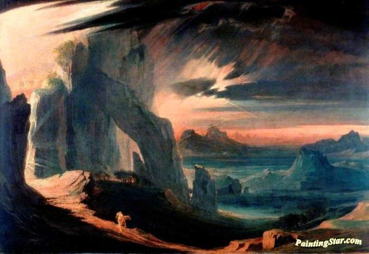 720x495 The Expulsion Of Adam And Eve From Paradise Artwork By John Martin - Expulsion From Paradise Painting
