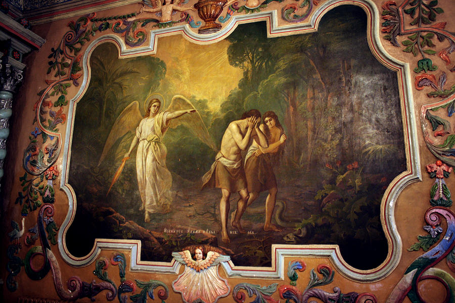 900x600 Expulsion Of Adam And Eve From Paradise Photograph By Aleksandr Volkov - Expulsion From Paradise Painting