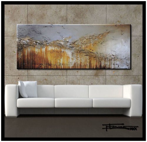 500x482 Extra Large Modern Abstract Canvas Wall Art. Limited Edition, Hand - Extra Large Canvas Painting