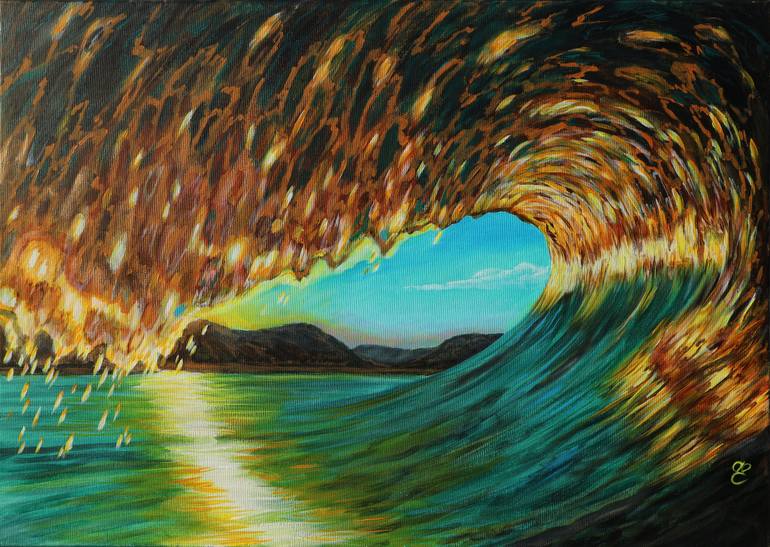 770x547 Saatchi Art Wave Of Extreme Painting By Dmytro Yeromenko - Extreme Painting