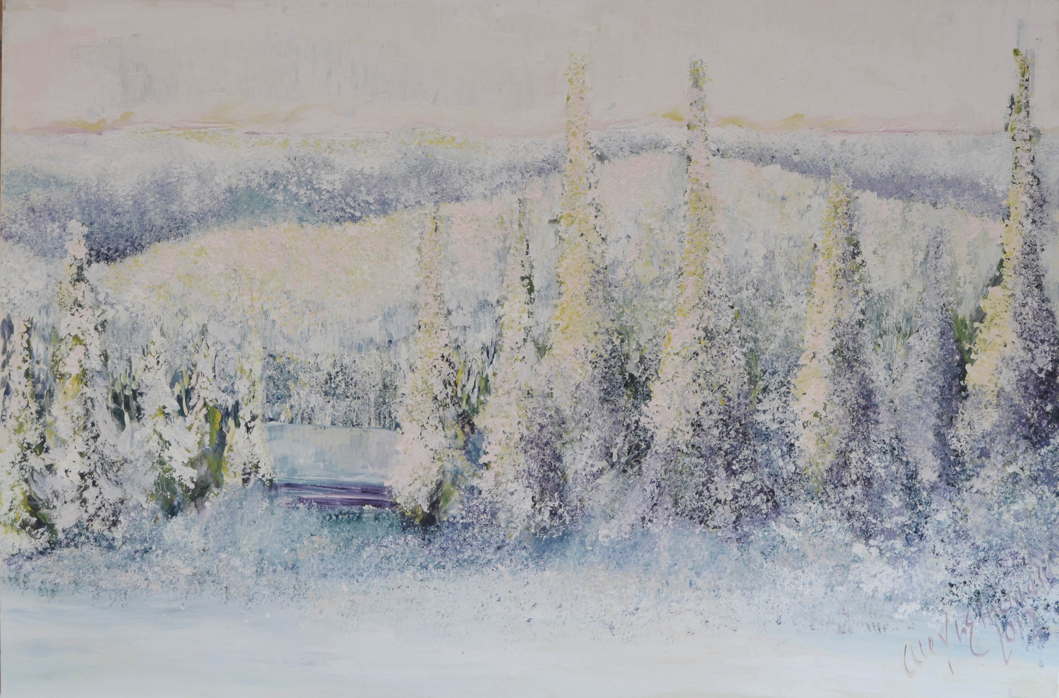 3621x2388 Sunset In Lapland - Extreme Painting