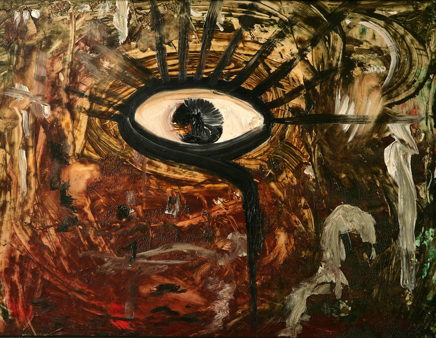 900x697 Eye Of Horus Painting By Shahine Ali - Eye Of Horus Painting