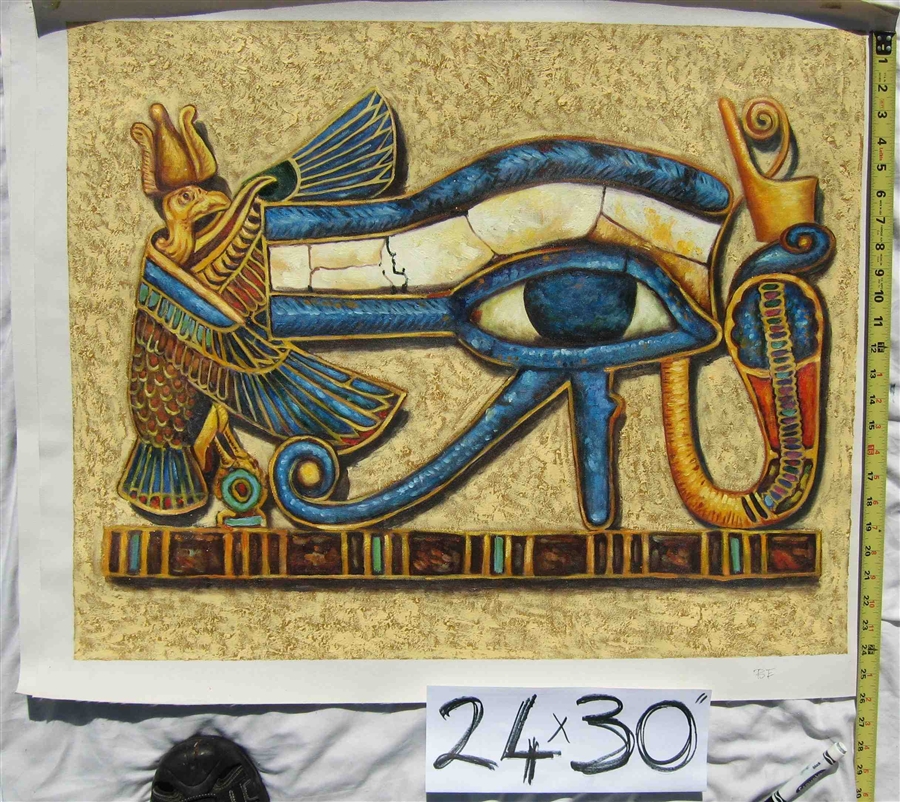 900x802 Eye Of Horus - Eye Of Horus Painting