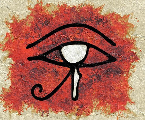 600x496 The Eye Of Horus Art Print By Pierre Blanchard - Eye Of Horus Painting