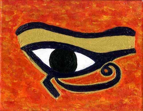 Eye Of Horus Painting at PaintingValley.com | Explore collection of Eye ...