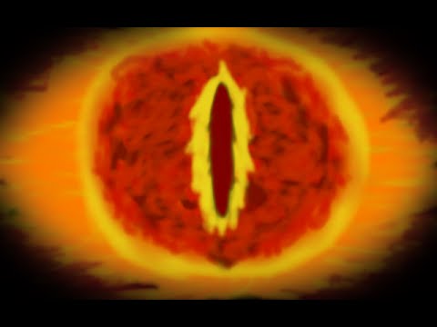480x360 Speed Painting The Eye Of Sauron Lotr - Eye Of Sauron Painting