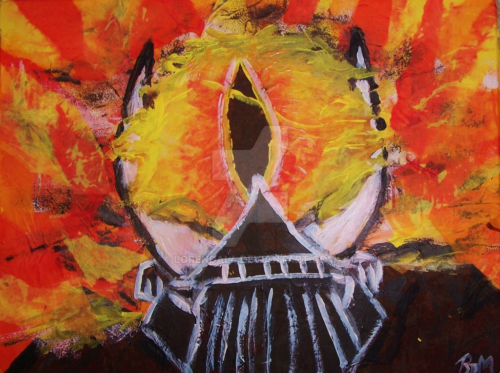 1024x765 The Eye Of Sauron By Bethany By Lorendal4 - Eye Of Sauron Painting