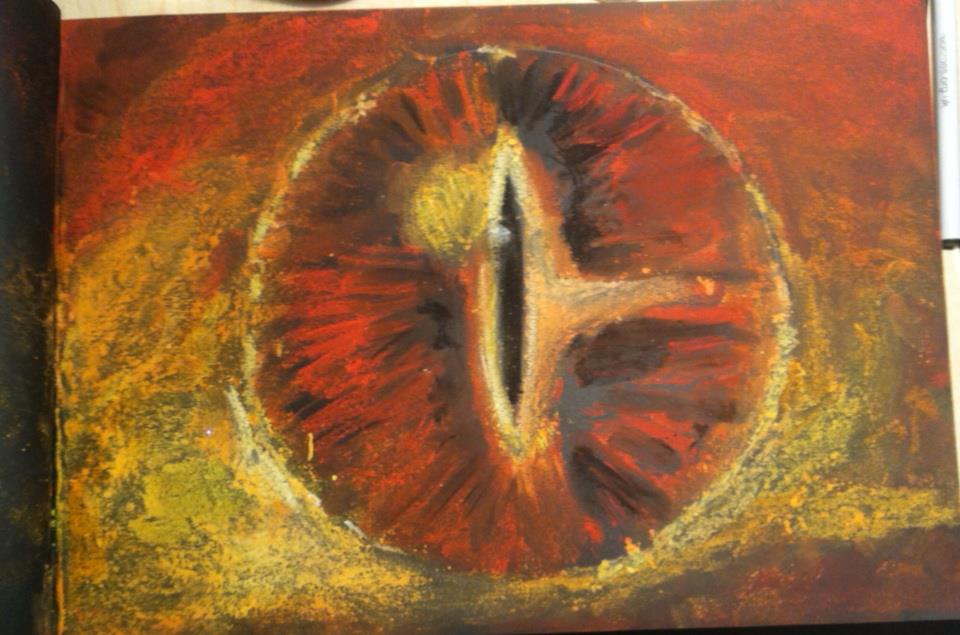 960x635 The Eye Of Sauron By Szupernour - Eye Of Sauron Painting