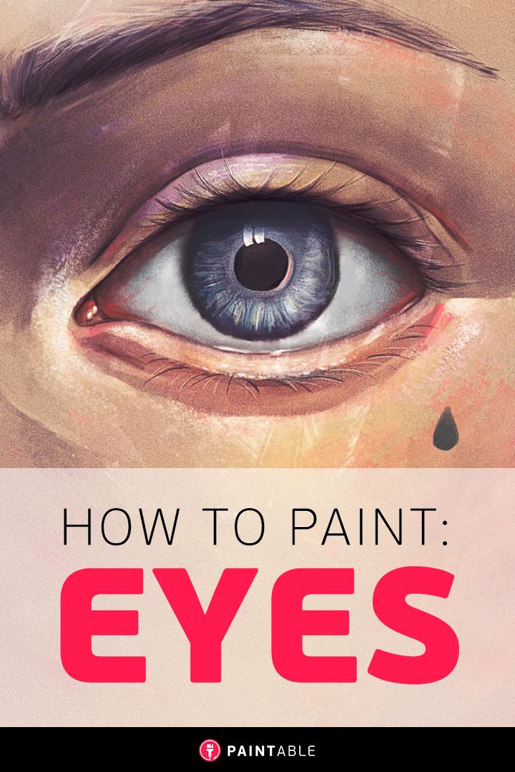 735x1100 The Exact Process For Painting Striking, Realistic Eyes - Eye Painting