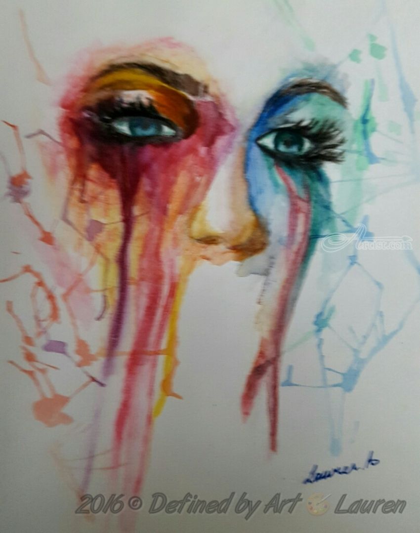 850x1079 Through My Eyes Paintings By Defined By Art With Lauren - Eye Painting Artist