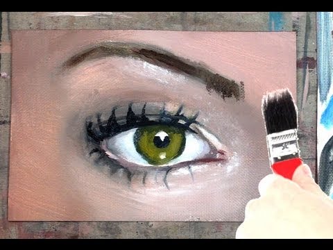 480x360 How To Paint An Eye Step By Step (Painting Tutorial) - Eyeball Painting