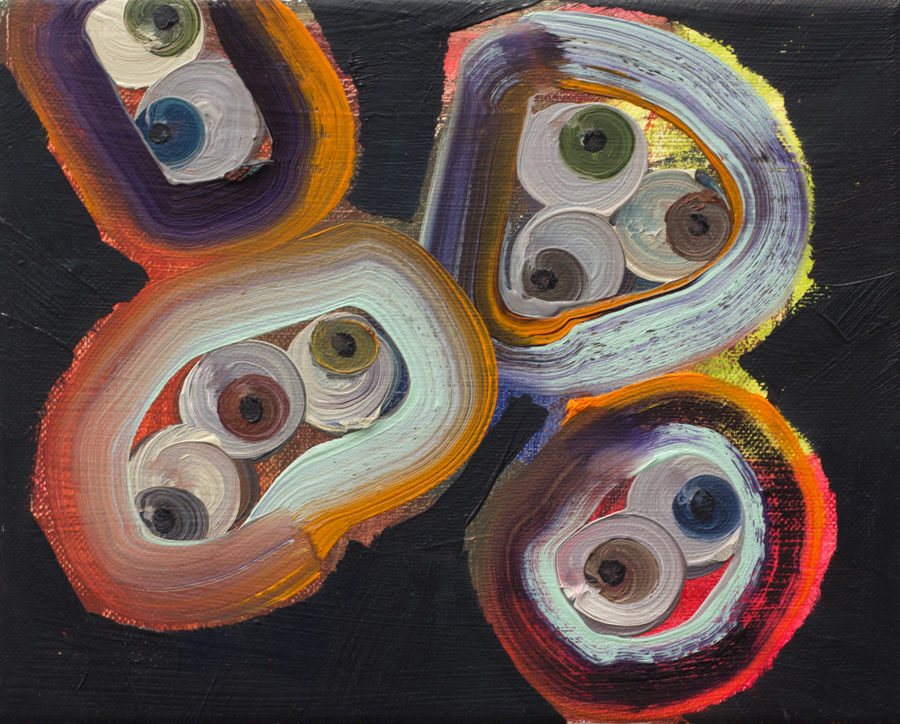 1000x804 Pizza And Eyeballs Sarah Alice Moran - Eyeball Painting