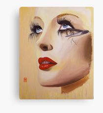 210x230 Eyelash Painting Amp Mixed Media Canvas Prints Redbubble - Eyelash Painting