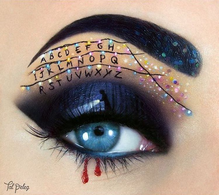 750x667 Eyelid Art By Tal Peleg Takes Eye Makeup To Another Level - Eyelid Painting
