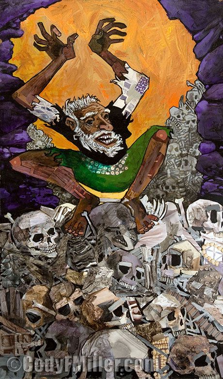 460x783 Ezekiel 371 14 Cody F. Miller Cody F. Miller - Ezekiel Painting