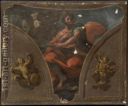 500x414 Prophet Ezekiel Corrado Giaquinto Reproduction 1st Art Gallery - Ezekiel Painting