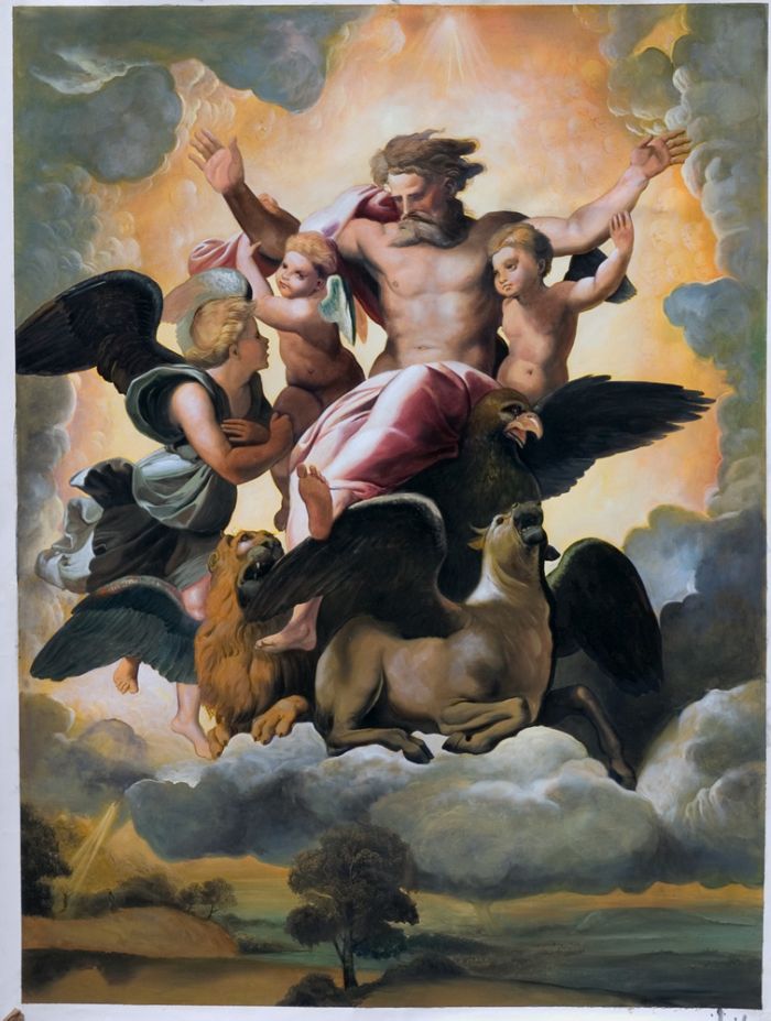 700x927 Reproductions Raphael Paintings - Ezekiel Painting