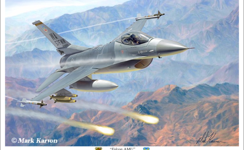 800x491 F 16 Paintings Painting For Home - F 16 Painting
