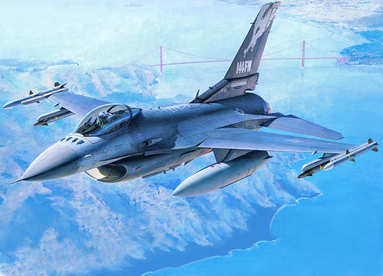 1280x924 Image Fighter Airplane Airplane F 16 Fighting Falcon F 16c Flight - F 16 Painting