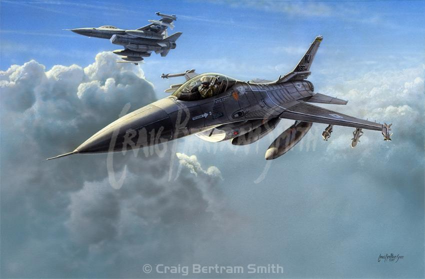 850x558 F 16 Fighting Falcon Craig Bertram Smith - F 16 Painting