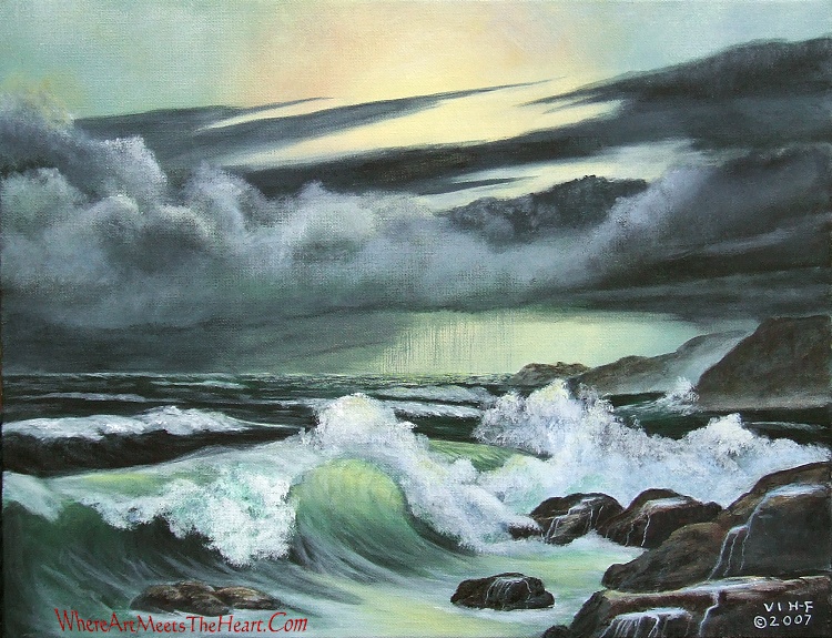 750x575 Incoming Storm - F Painting