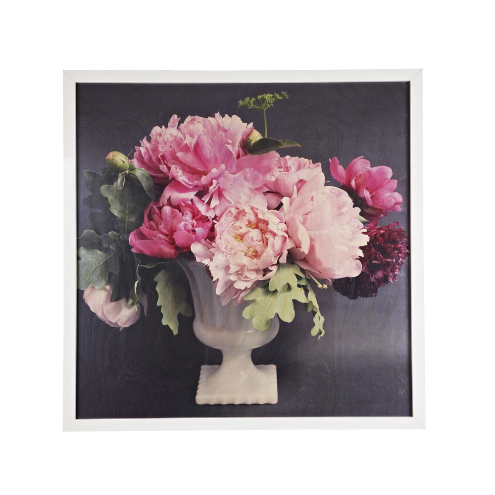 1000x1000 Peonies Timber Painting - F Painting